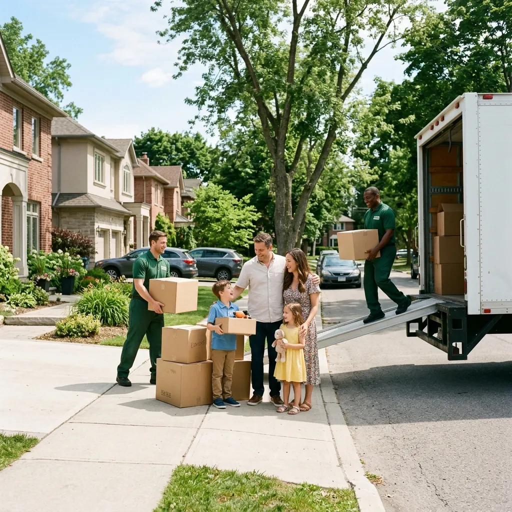My Fast Movers team helping a family move
